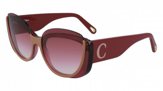 Chloé CE754S Sunglasses, (619) NUDE/WINE