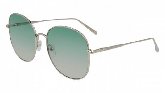 Longchamp LO118S Sunglasses, (711) GOLD/GREEN