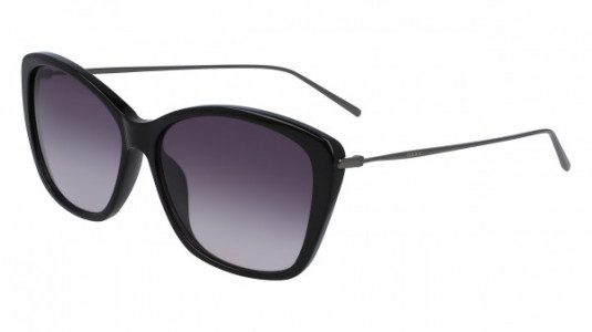 DKNY DK702S Sunglasses, (001) BLACK