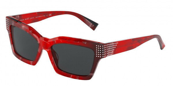 Alain Mikli A05052B ARLETTE Sunglasses, 003/87 ROUGE NOIR MIKLI (RED)