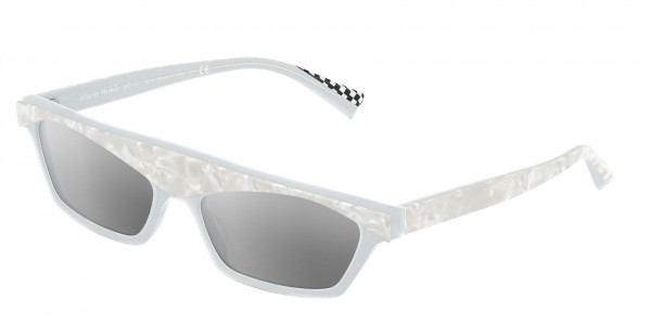 Alain Mikli A05055 N°851 Sunglasses, 002/6G BLANC MIKLI/PONTILLE WHITE (WHITE)