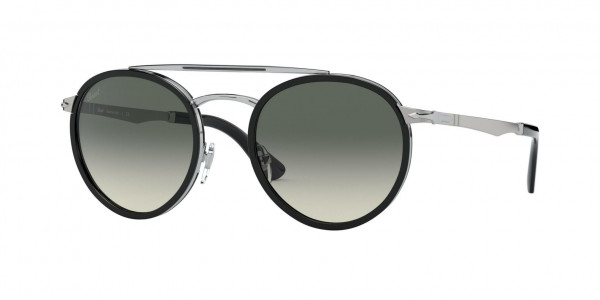 Persol PO2467S Sunglasses, 518/71 SILVER/BLACK