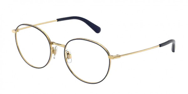Dolce & Gabbana DG1322 Eyeglasses, 1337 GOLD/BLUE (GOLD)
