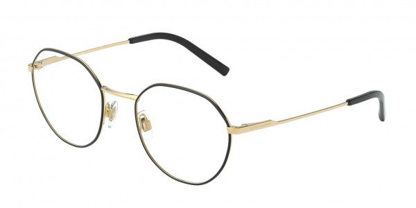 Dolce & Gabbana DG1324 Eyeglasses, 1334 GOLD/MATTE BLACK (GOLD)