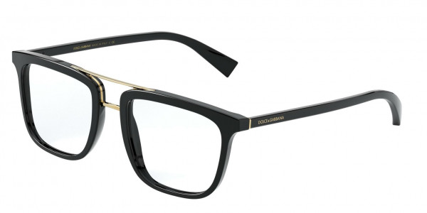 Dolce & Gabbana DG3323 Eyeglasses, 501 BLACK (BLACK)