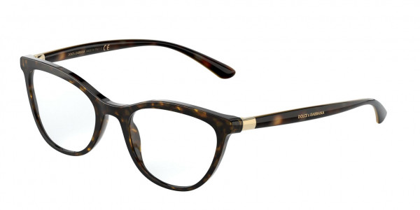 Dolce & Gabbana DG3324F Eyeglasses, 502 HAVANA (HAVANA)