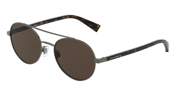 Dolce & Gabbana DG2245 Sunglasses, 133673 MATTE BROWN (BROWN)