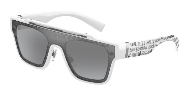 Dolce & Gabbana DG6125 Sunglasses, 33126V WHITE (WHITE)