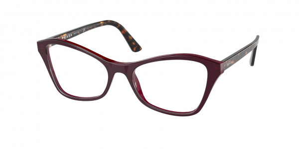 Prada PR 11XV CONCEPTUAL Eyeglasses, UAN1O1 CONCEPTUAL BORDEAUX (RED)