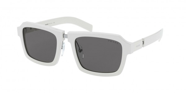 Prada PR 09XS Sunglasses, 4AO5S0 WHITE GREY (WHITE)