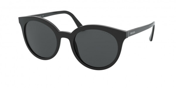 Prada PR 02XS HERITAGE Sunglasses, 1AB5S0 HERITAGE BLACK GREY GRADIENT (BLACK)