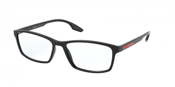 Prada Linea Rossa PS 04MV LIFESTYLE Eyeglasses, 1AB1O1 LIFESTYLE BLACK (BLACK)