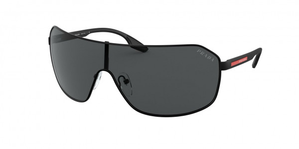 Prada Linea Rossa PS 53VS ACTIVE Sunglasses, 1BO5S0 ACTIVE MATTE BLACK GREY (BLACK)
