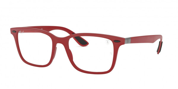 Ray-Ban Optical RX7144M FERRARI Eyeglasses, F628 FERRARI MATTE RED (RED)