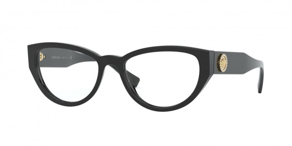 Versace VE3280B Eyeglasses, GB1 BLACK
