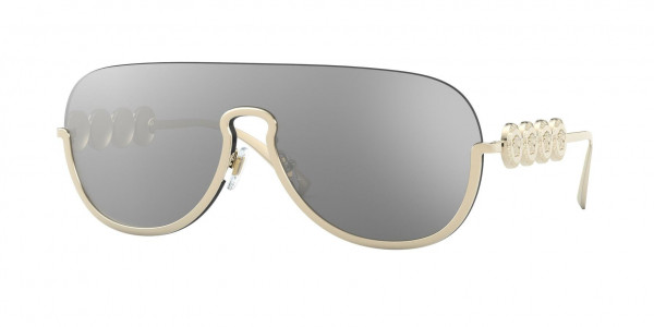 Versace VE2215 Sunglasses, 12526G PALE GOLD (GOLD)
