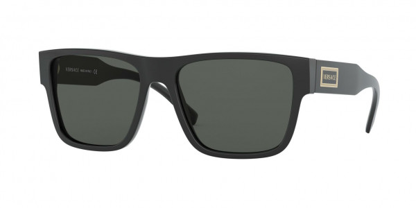 Versace VE4379 Sunglasses, GB1/87 BLACK DARK GREY (BLACK)