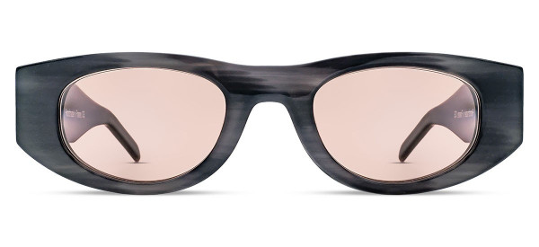Thierry Lasry MASTERMINDY Sunglasses, Grey Stripe Pattern
