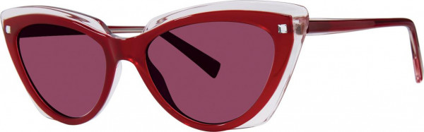 Vera Wang Kate Ashleigh Sunglasses, Berry Blush Crystal