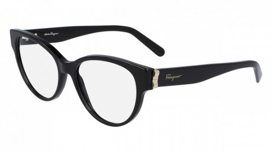 Ferragamo SF2863 Eyeglasses, (001) BLACK