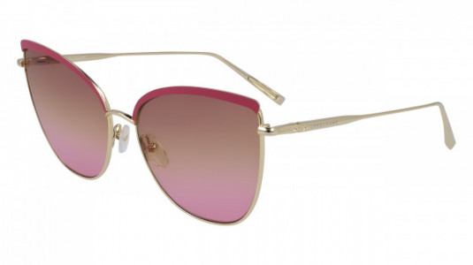 Longchamp LO130S Sunglasses, (716) GOLD/ROSE