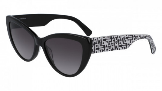 Longchamp LO663S Sunglasses, (001) BLACK