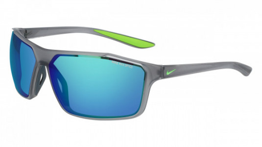 Nike NIKE WINDSTORM M CW4672 Sunglasses, (022) MATTE DARK GREY/GREY/GREEN