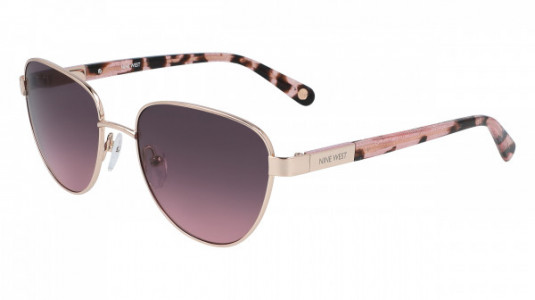 Nine West NW127S Sunglasses, (770) ROSE GOLD