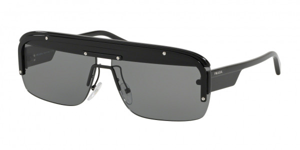 Prada PR 15US Sunglasses, 1AB9K1 BLACK (BLACK)