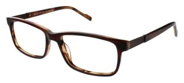 ClearVision D 25 Eyeglasses, Brown Horn