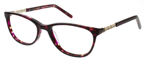 Jessica McClintock JMC 4310 Eyeglasses, Wine Tortoise