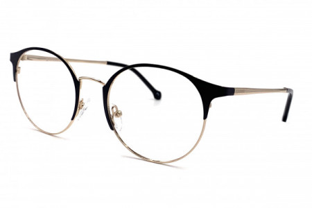 Eyecroxx EC594MD Eyeglasses, C1 Black Gold