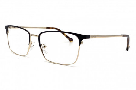 Eyecroxx EC595MD Eyeglasses, C2 Black Gold