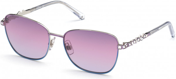Swarovski SK0284 Sunglasses, 83Z - Violet/other / Gradient Or Mirror Violet