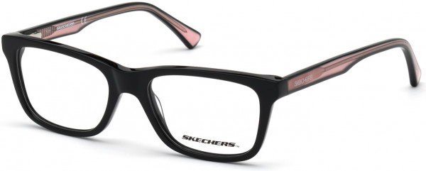Skechers SE1644 Eyeglasses, 001 - Shiny Black