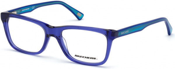 Skechers SE1644 Eyeglasses, 090 - Shiny Blue