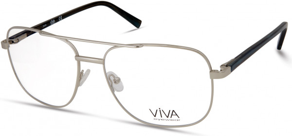 Viva VV4042 Eyeglasses, 010 - Shiny Light Nickeltin