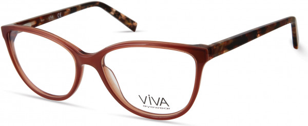 Viva VV4520 Eyeglasses, 045 - Shiny Light Brown
