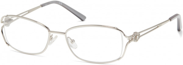 Viva VV8008 Eyeglasses, 010 - Shiny Light Nickeltin