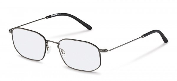 Rodenstock R2631 Eyeglasses, A dark gunmetal, black