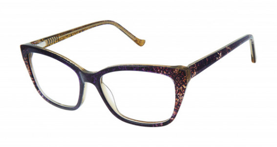 Tura R578 Eyeglasses, Purple/Gold Glitter (PUR)
