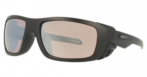 Liberty Sport Throttle Sunglasses, 205 Matte Black (Ultimate Driver - Amber with Silver Flash Mirror)