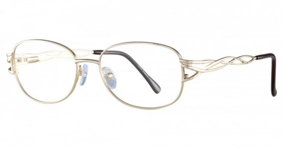 CAC Optical Martha Eyeglasses, GOLD Gold