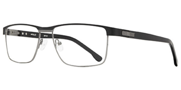 Apollo AP177 Eyeglasses, Black-Silver