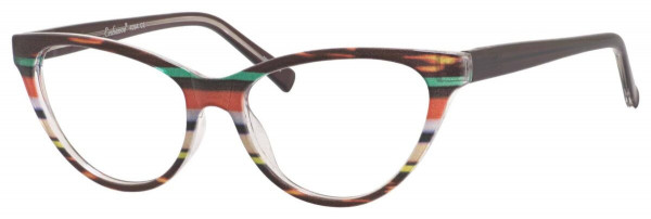 Enhance EN4094 Eyeglasses, Grey Stripe