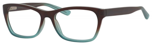 Enhance EN4098 Eyeglasses, Matte Black/Green Fade