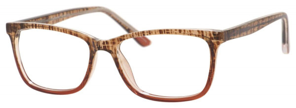 Enhance EN4140 Eyeglasses, Brown/Crystal