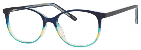 Enhance EN4152 Eyeglasses, Blue/Stripe