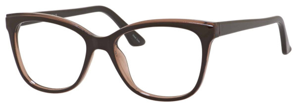 Enhance EN4162 Eyeglasses, Brown/Crystal