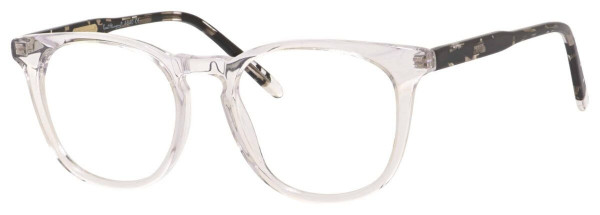 Ernest Hemingway H4840 Eyeglasses, Crystal/Black Amber